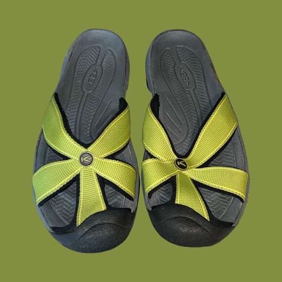 Keen Bali Women's Green Slide Sport Sandals Bumper Toe size 10 - Picture 2 of 6